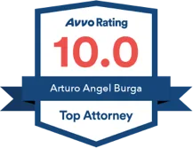 avvo rating 10- arturo angel burga- top attorney